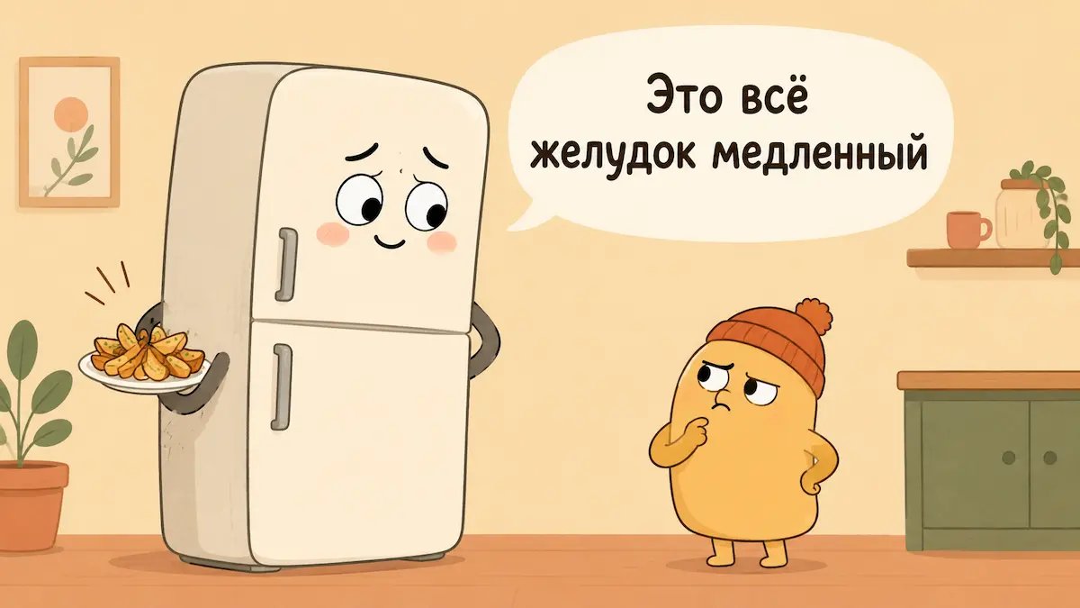 Когда тарелка важнее укола Юмор про питание на уколах для похудения: тарелка и белок против тошноты