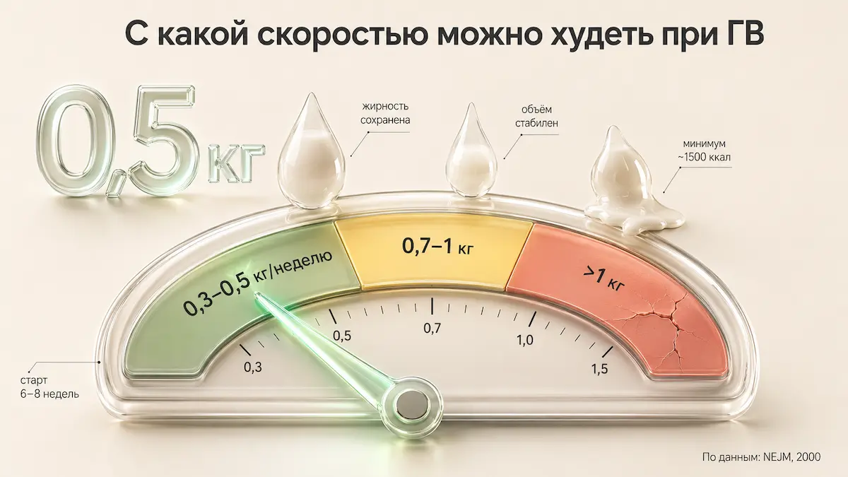 похудеть после родов кормящей: безопасный и опасный темп снижения веса