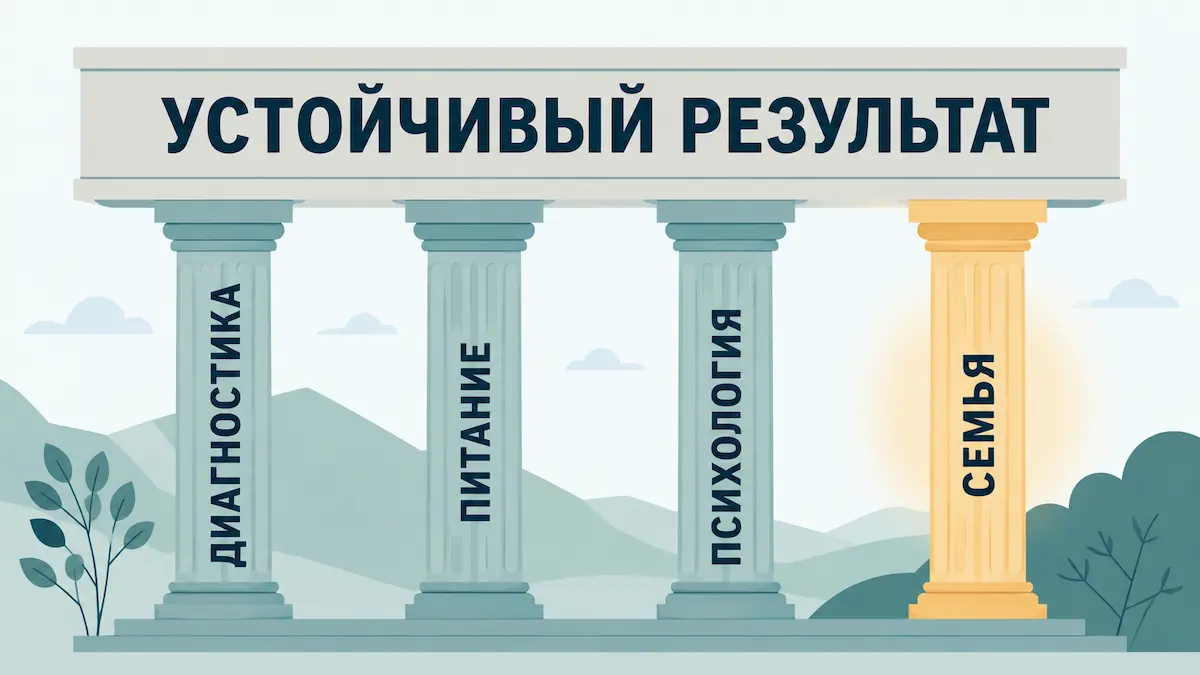 Компоненты подростковой программы Что входит в программу похудения для подростка: диагностика, питание, психология, семья