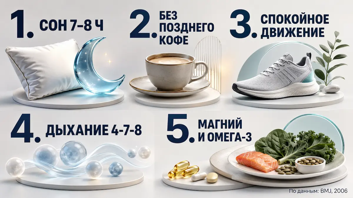 5 рычагов, которые снижают кортизол как снизить кортизол и убрать лишний вес: сон, движение, дыхание, питание