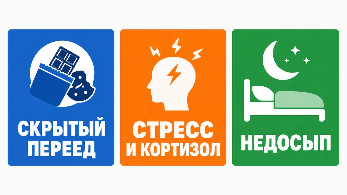 Не только щитовидка: другие причины лишнего веса частые причины лишнего веса помимо гипотиреоза: питание, стресс, сон
