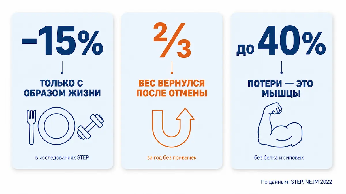 похудение на Семавике без диеты: три факта из исследований
