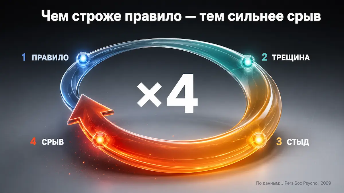 Синдром отличницы и переедание: цикл всё или ничего, перфекционизм запускает срыв