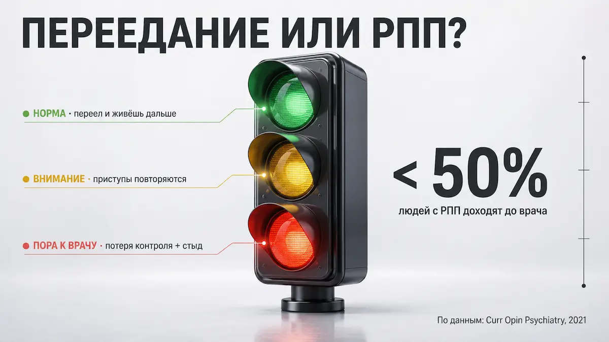 Светофор пищевого поведения: три зоны переедание или РПП: светофор — когда пора к специалисту