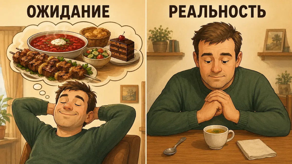 Первый день выхода из голодания: ожидание и реальность выход из голодания: ожидание и реальность первого приёма пищи
