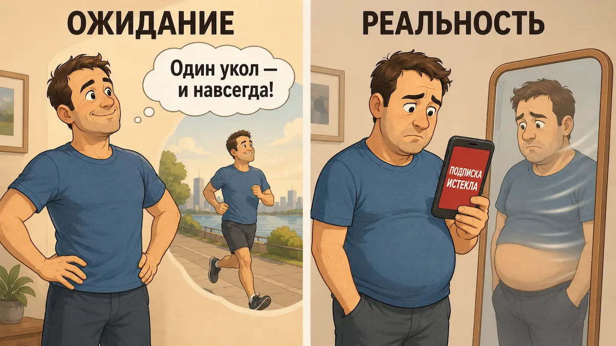 Похудение по подписке Похудение по подписке: ожидание и реальность на уколах для похудения