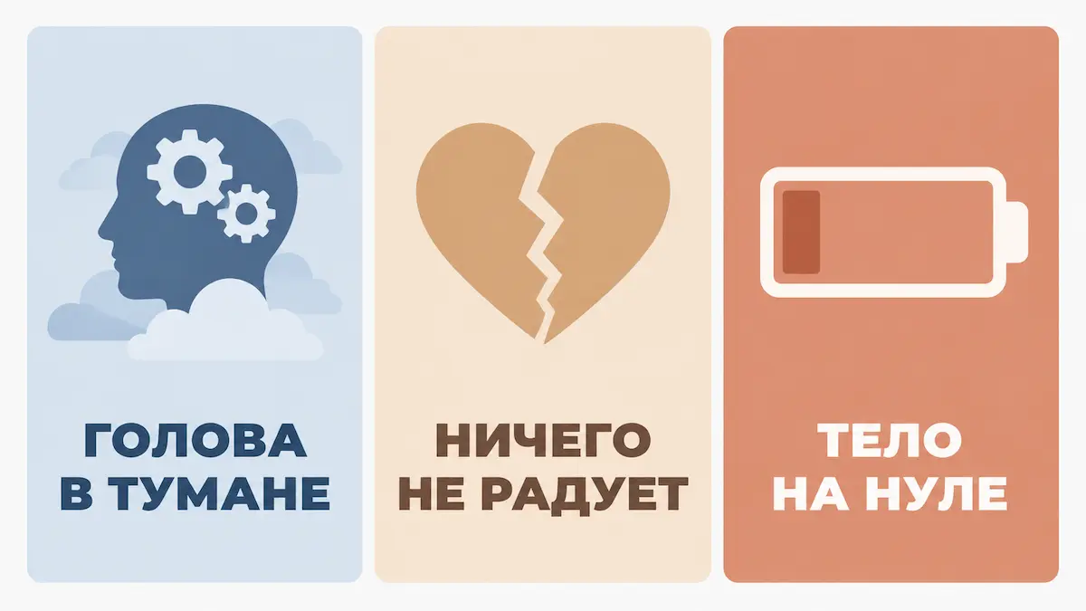 Три группы признаков выгорания признаки эмоционального выгорания: три группы симптомов — когнитивные, эмоциональные и телесные