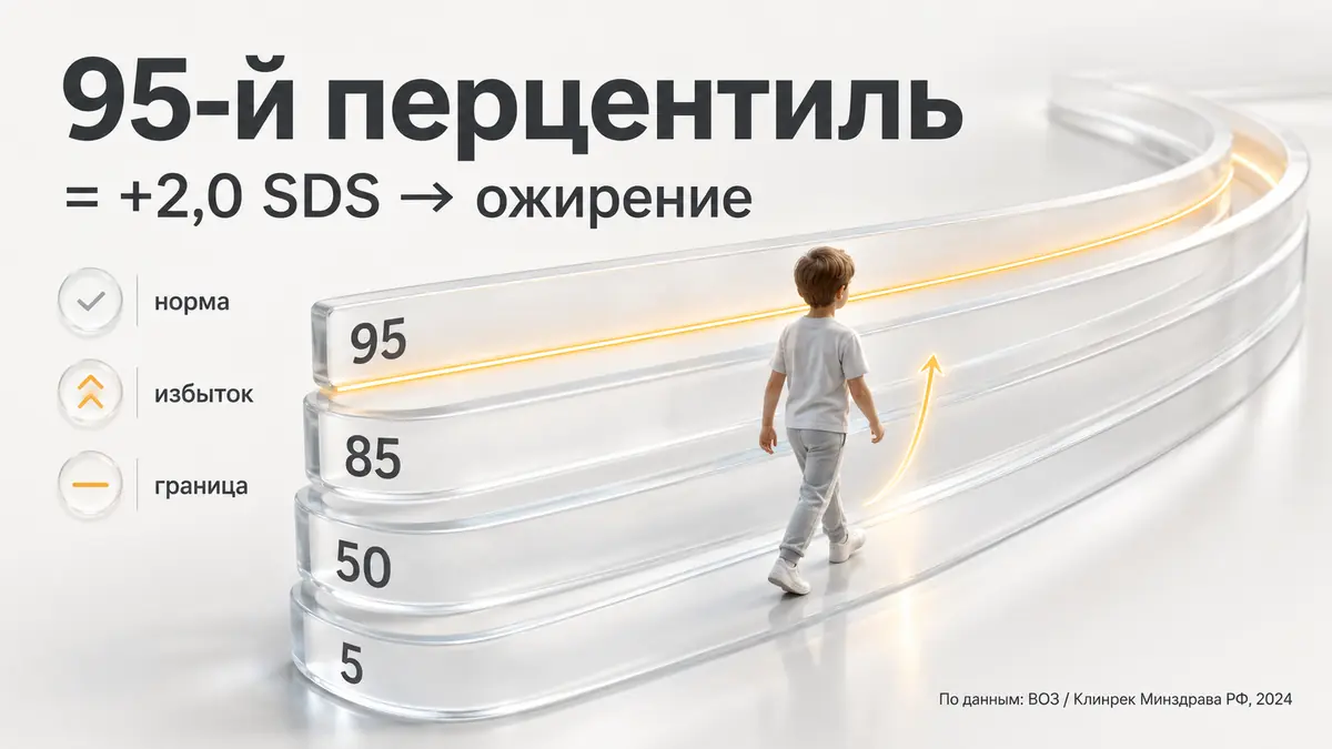 когда бить тревогу, ожирение у ребёнка, ИМТ выше +2 SDS, красные флаги