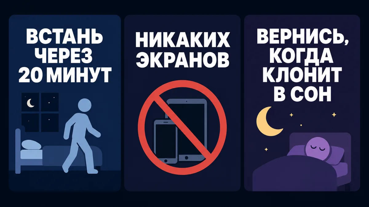 Проснулись ночью — три правила Три правила при ночном пробуждении, чтобы наладить сон без снотворного